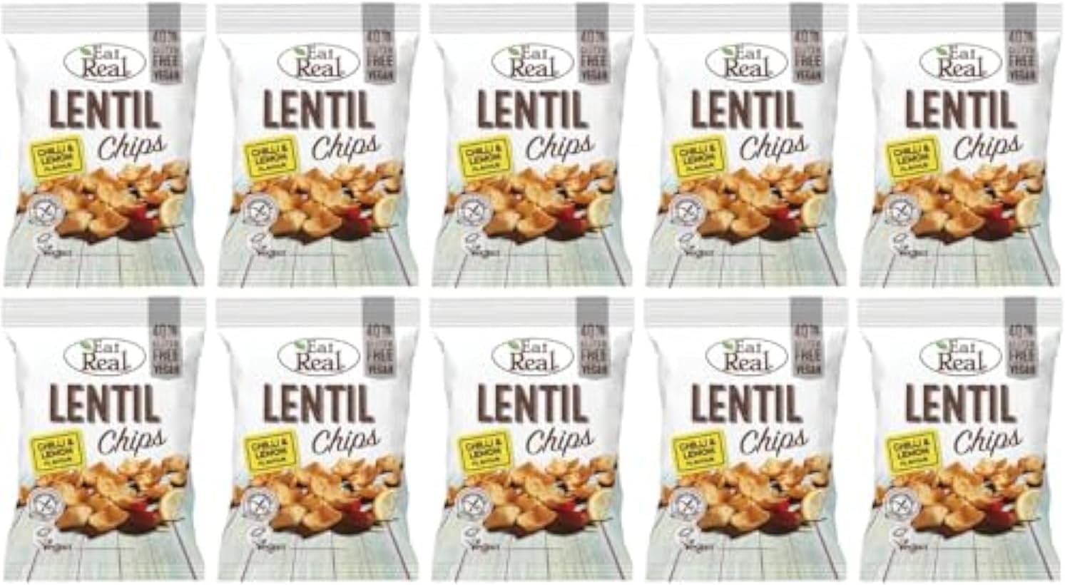 Eat Real Lentil Chilli Lemon Chips 113 G