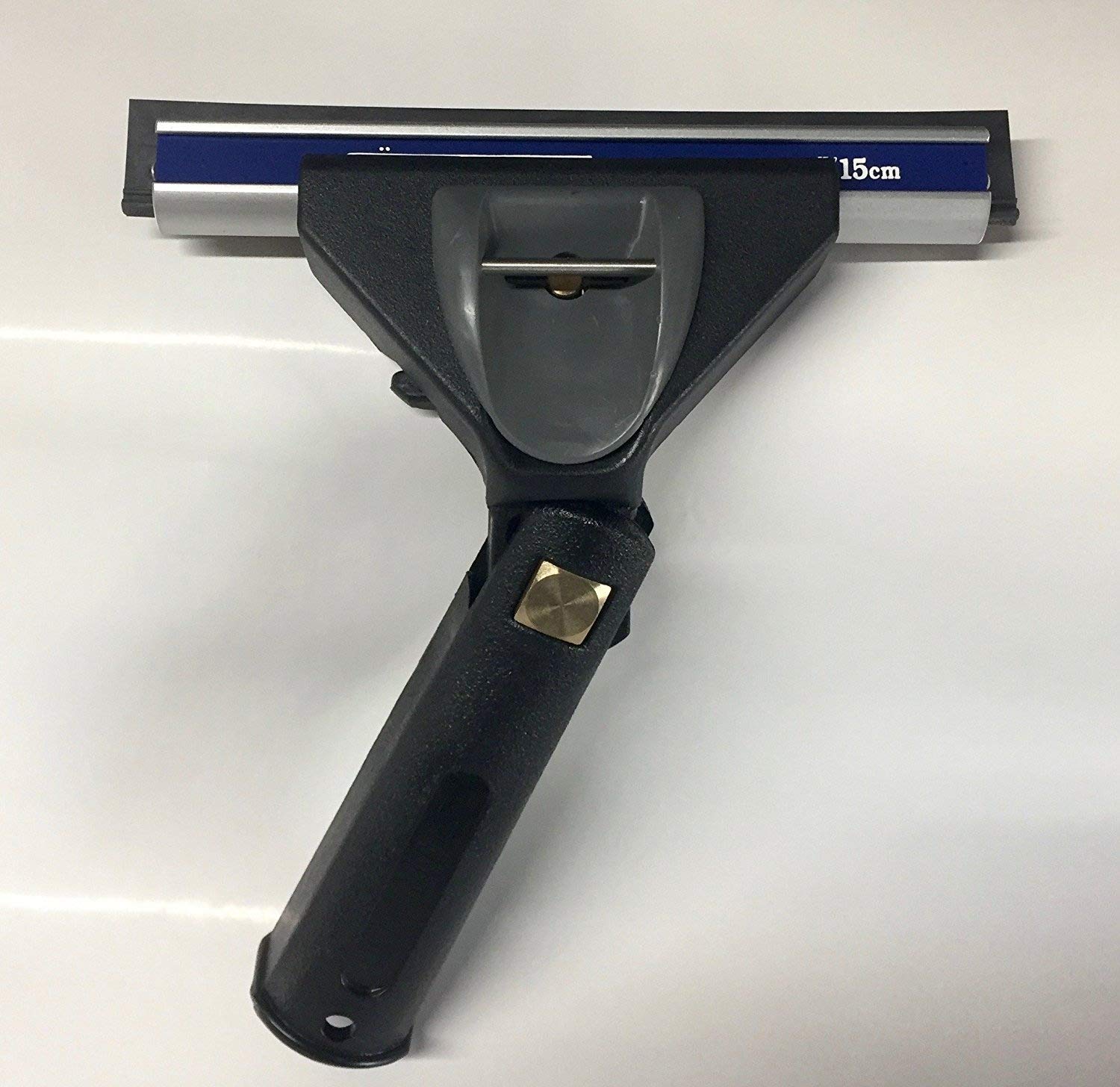 SorboProducts 6 Inch Professional Window Squeegee with Solid Black Fast Release Handle