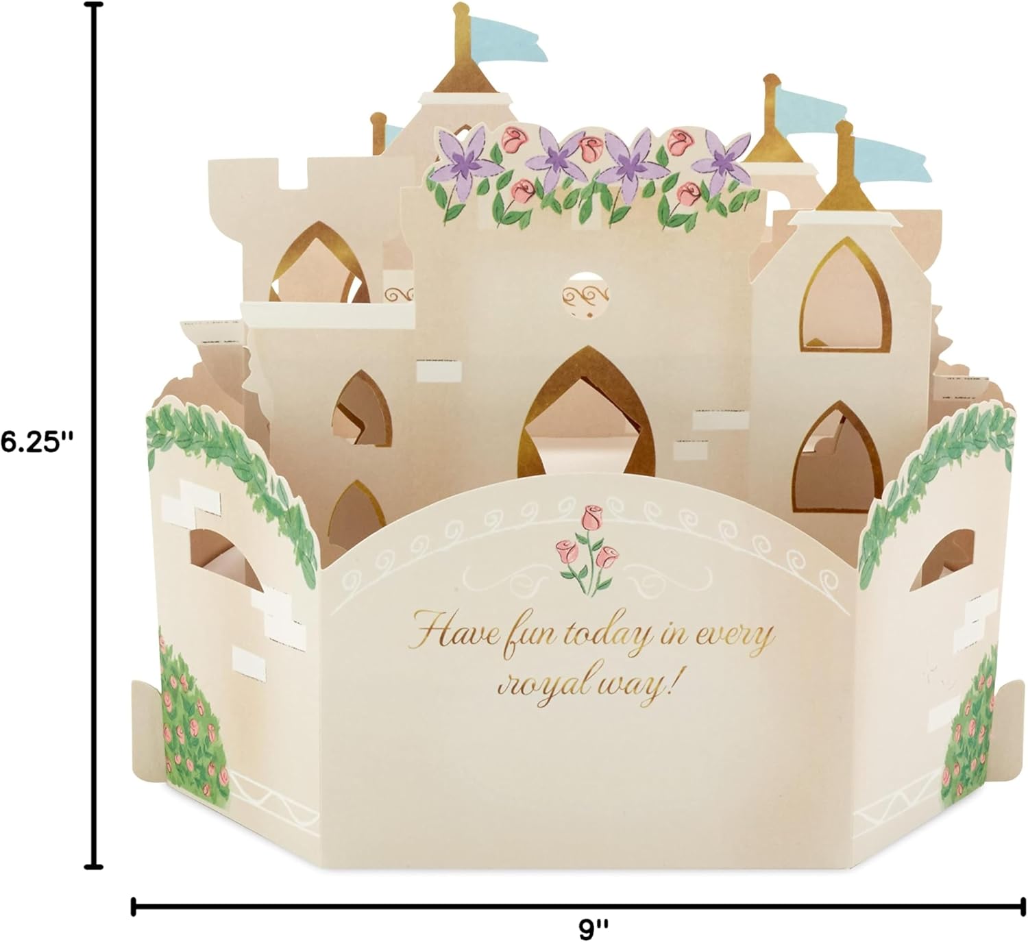 Hallmark Paper Wonder Disney Princess Pop Up Birthday Card for Kids (Ariel, Cinderella, Mulan, Jasmine, Belle, Tiana) - Image 9