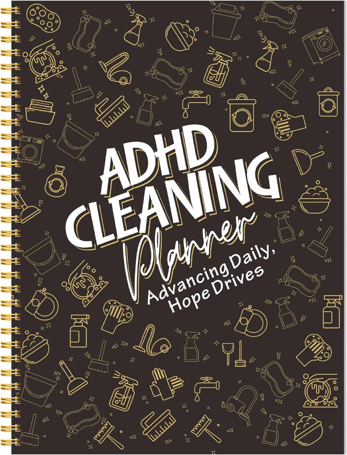 ADHD Cleaning Planner, Weekly and Monthly Organizing Planner with Cleaning Schedule and Checklist for Adults, Women for Household, Home, Kitchen, Bathroom, Bedroom Chores