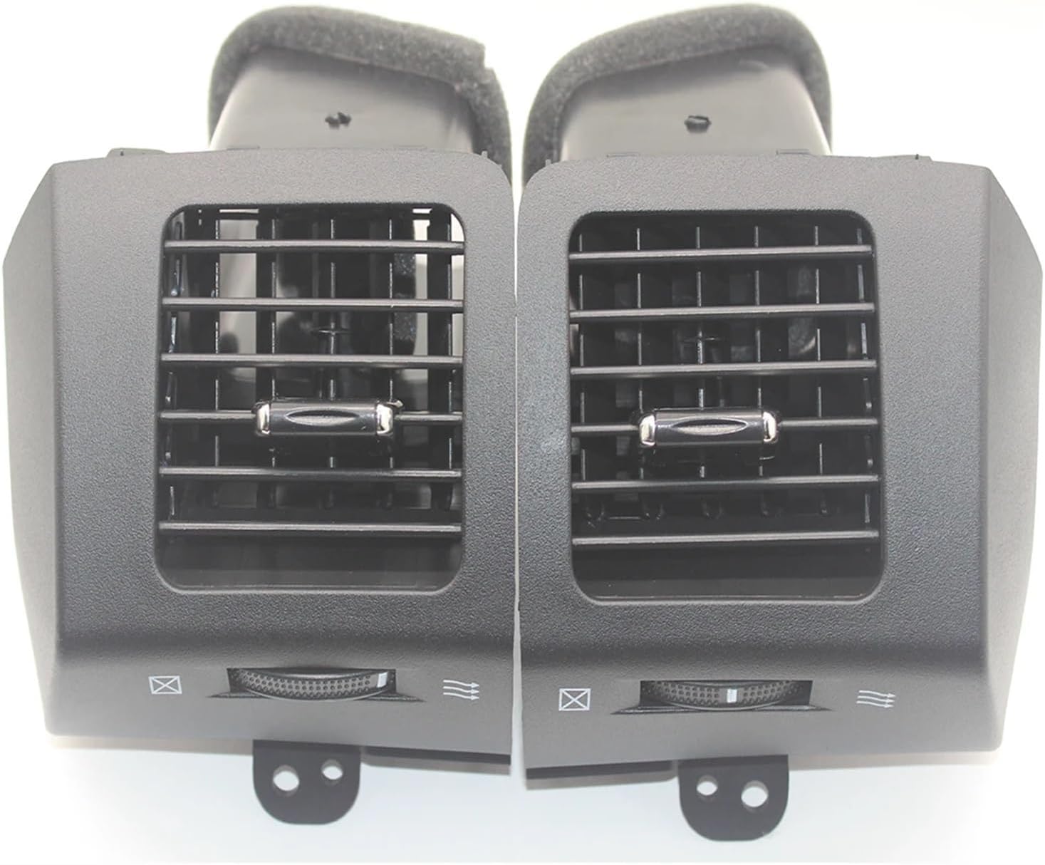 Dashboard Air Vent Outlet，Compatible With Toyota Land Cruiser Prado 120，Compatible With Lexus GX470 2003-2009 Air Conditioning Conditioner Grille(Brown)