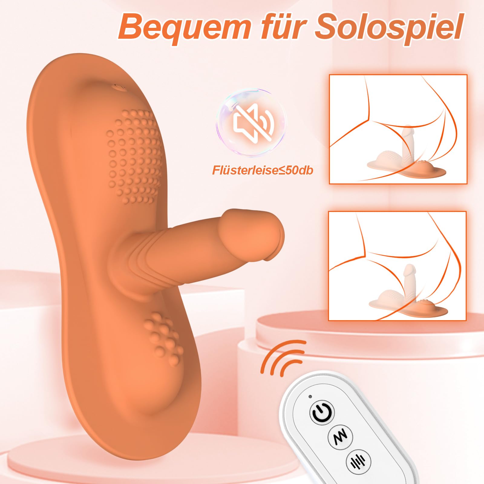 G Punkt Dildo Vibrator Sex Spielzeug für die Frau Paare, Realistische Dildo Analvibrator mit 10+10 Vibrationsmodi, Sizt Dildo Penis Vibration für Frauen