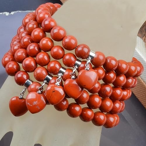 Vista 728 de MASSIVE BEADS Pulsera elástica de yoga hecha a mano con piedra natural, cristal curativo, energía, regalos para adultos unisex de 0.157 in, 0.236