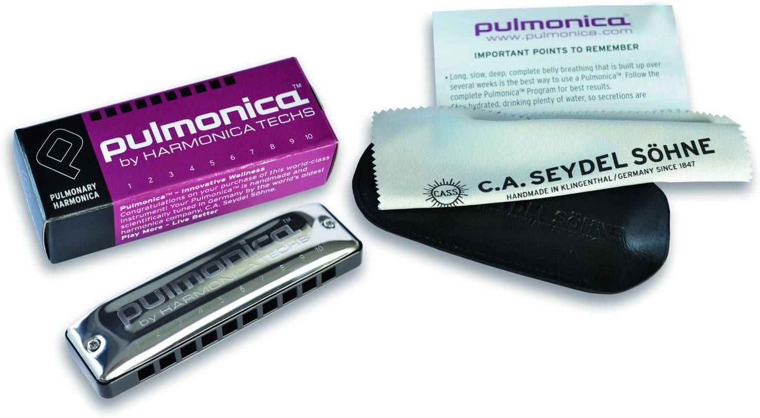 Pulmonica - The Pulmonary Harmonica Designed for Non-Musicians