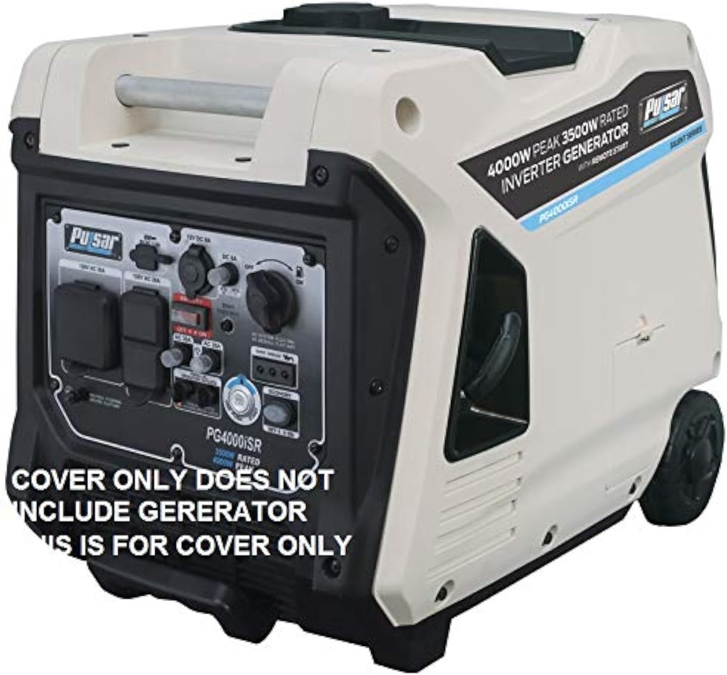 Fits the Pulsar 4000 watt Inverter Generator Cover (BLACK) COVER ONLY