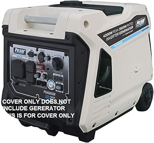 Se adapta a la cubierta del generador inversor Pulsar de 4000 vatios (negro)