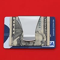 Vista 6 de US 1986 Kennedy Half Dollar Stainless Steel Large Money Clip NEW - Wide Design