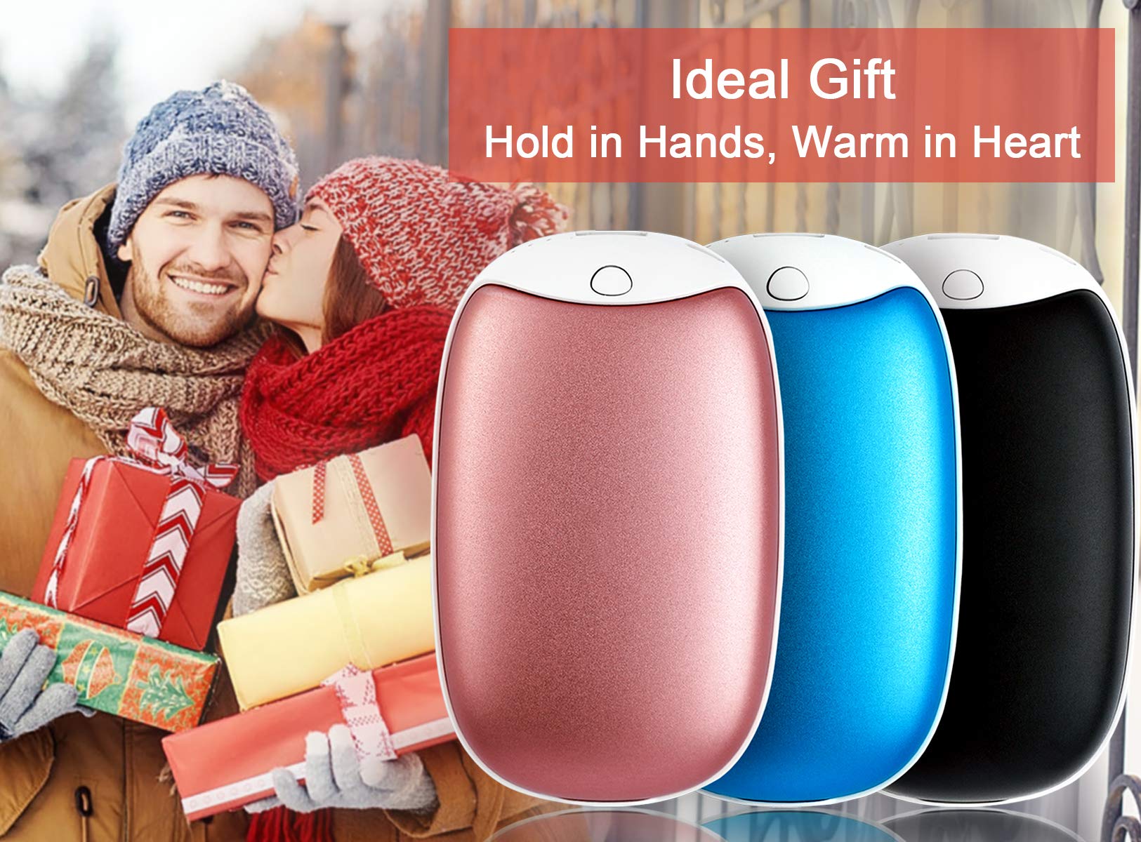 Umiss Rechargeable Hand Warmers, 2021 Upgrade 2 in1