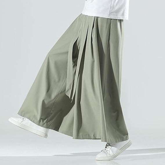 Loose Fit Pants for Men Men's Wide Leg Pants Japanese Yoga Hip Hop Baggy Street Trousers