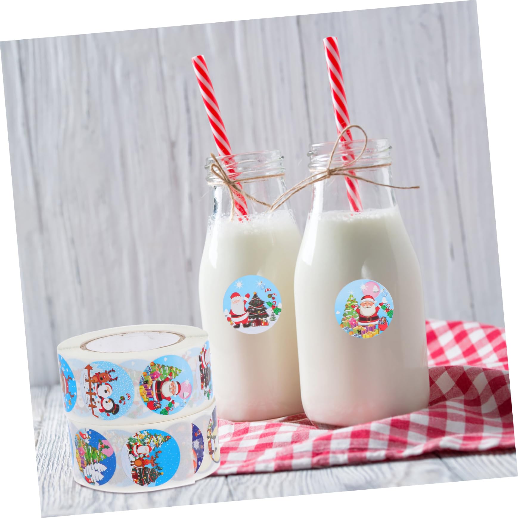 3 Set Etichette Adesive Natalizie Etichetta Di Tenuta Natalizia Decorazioni Mese Etichette Adesive Natale Etichette Natale Decorazione Dell'autoadesivo Di 6 * 3