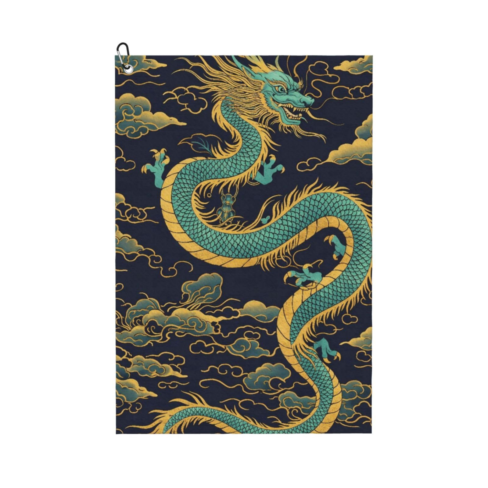 BSDFGSDD Traditional Dragon Art Golf Towel 24 x 16 inches