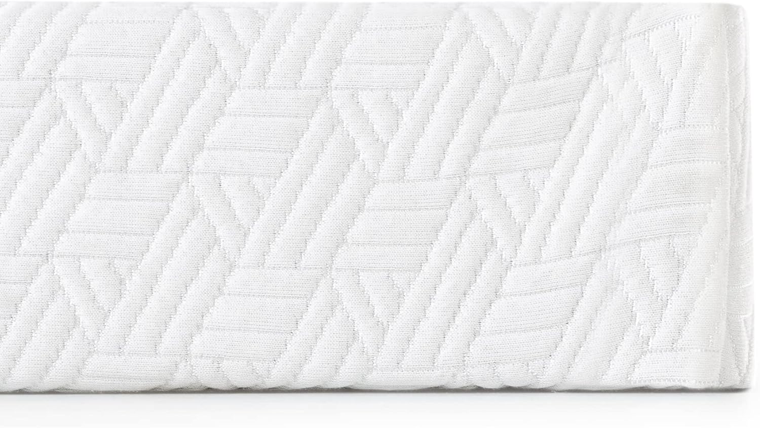 Mellow 4 Inch Metal Box Spring Mattress Foundation with Wood Slats and Fabric Cover, King, White