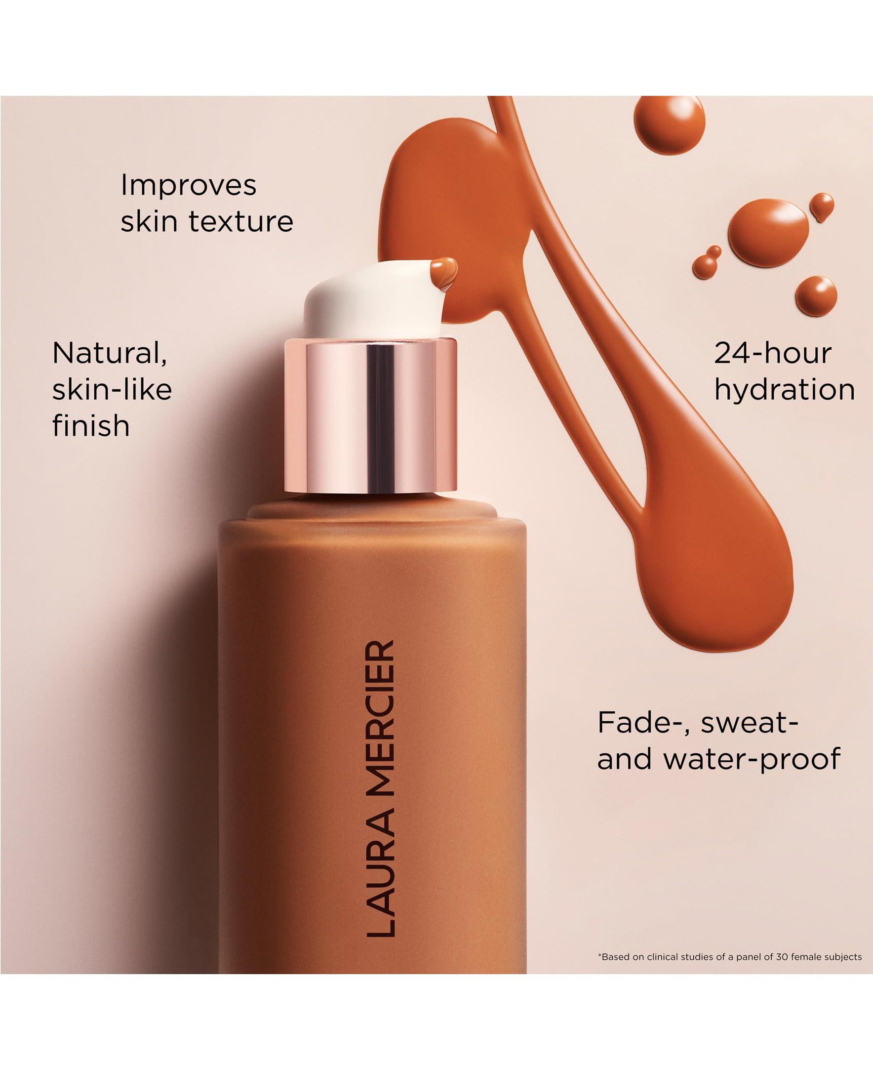 Real Flawless Weightless Perfecting Waterproof Foundation, Medium Coverage Foundation, Buildable Coverage, 12 HR wear, Non-comedogenic, 1oz: 0N1 Silk​ - very fair with neutral undertones (01)