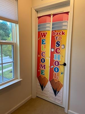 JOLLYSTYLE Welcome Back to School Party Decorations Porch Sign India | Ubuy