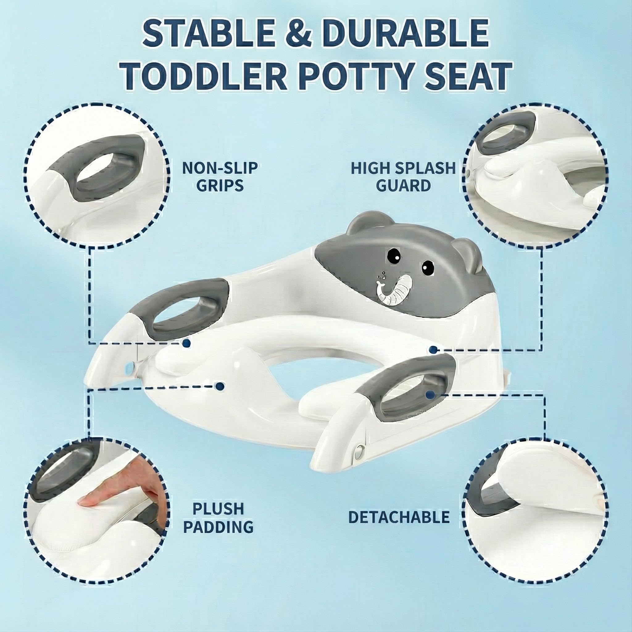 Sedile WC bambini con scale