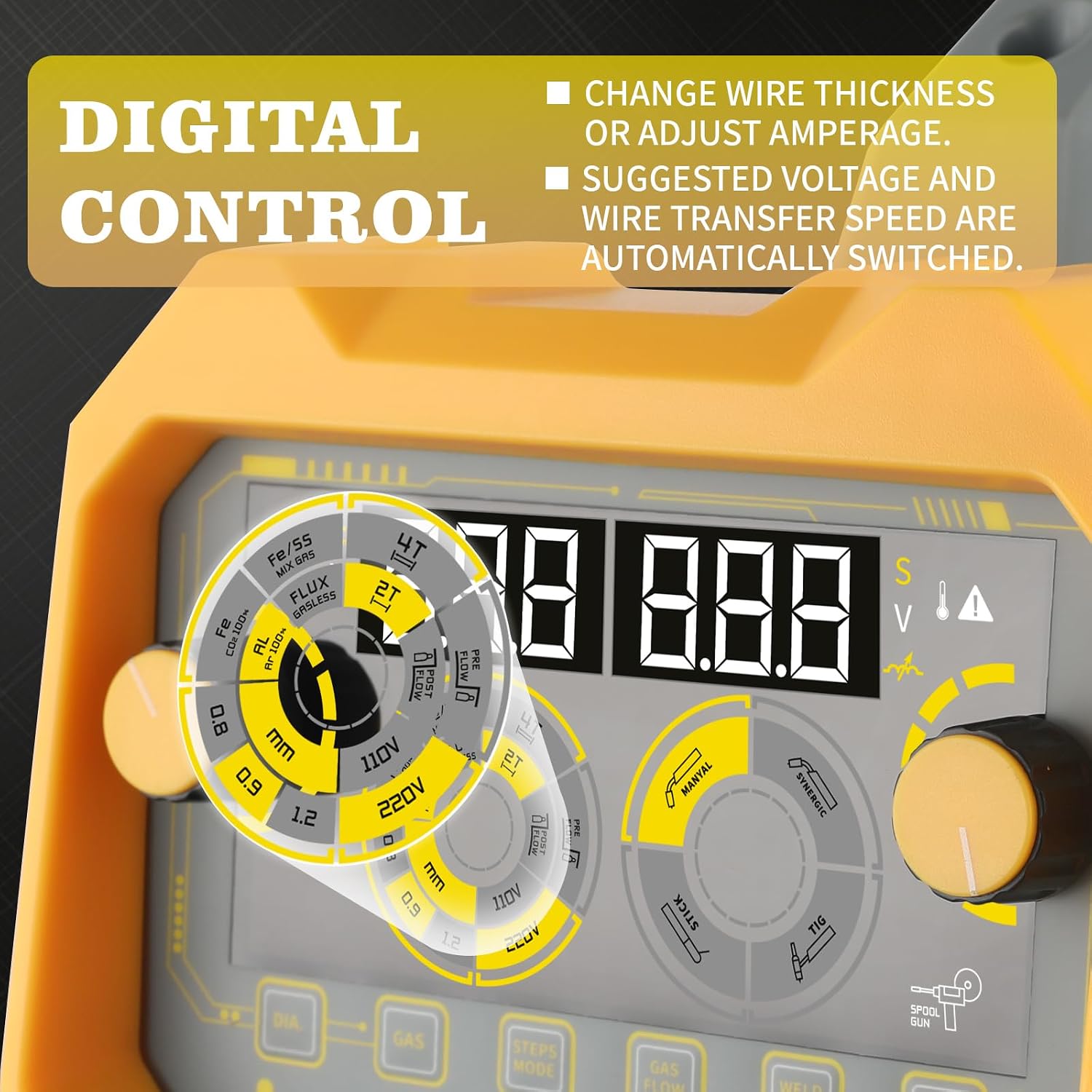 PW-MIG-160PRO Welding Parameters Table