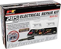 Vista 8 de Performance Tool W5207 Kit de reparación eléctrica multiusos de 285 piezas, color negro