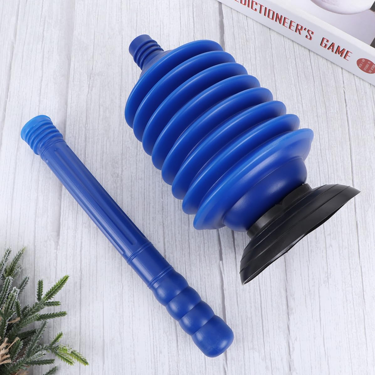 Toilet Plunger with High Pressure Thrust Professional Bellows Accordion