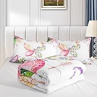 Vista 258 de CVHOUSE Juego de ropa de cama con diseño de panda, juego de edredón individual con panda y 2 fundas de almohada, lindo juego de colcha kawaii