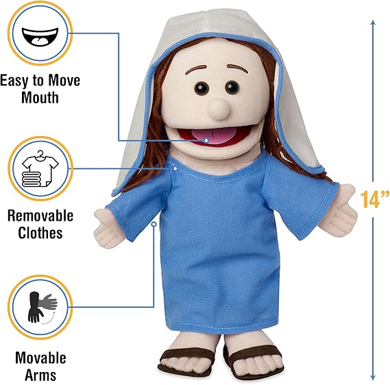 14 Mary, Bible Character, Hand Puppet
