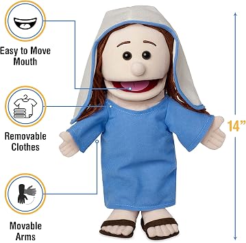 14 Mary, Bible Character, Hand Puppet