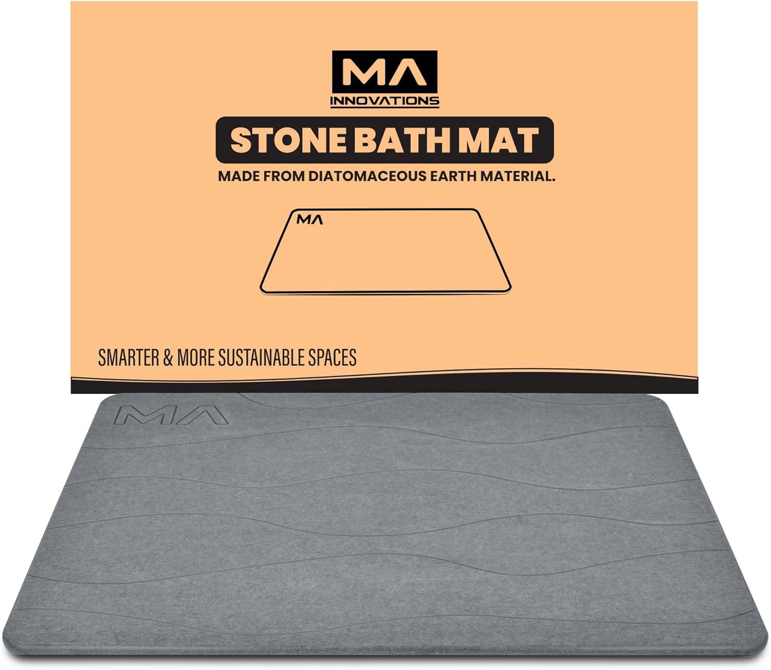 MA Stone Bath Mat Diatomaceous Earth Bath Mat Stone