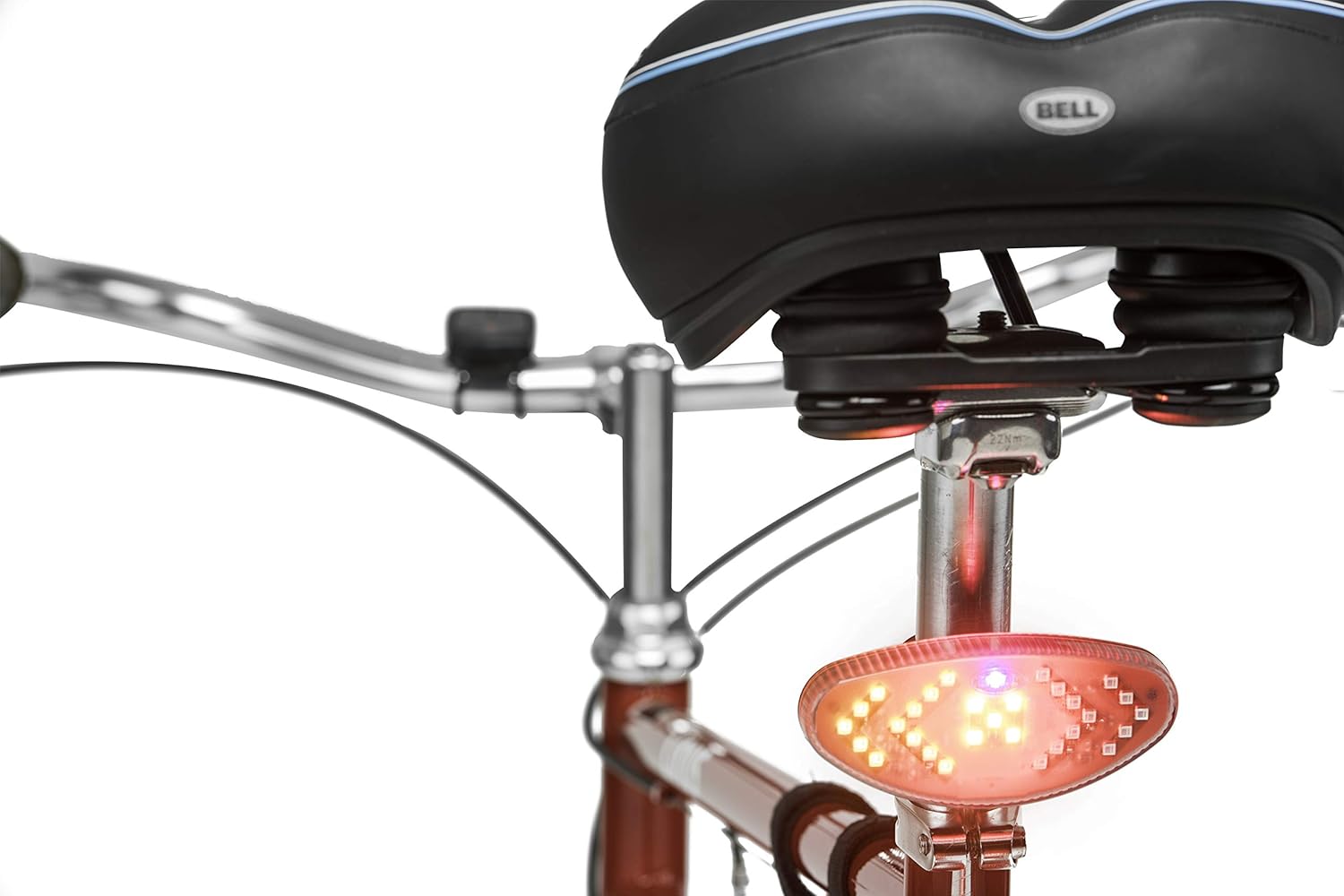 BELL Arella 400 Tail Light mounted on a bicycle seat post