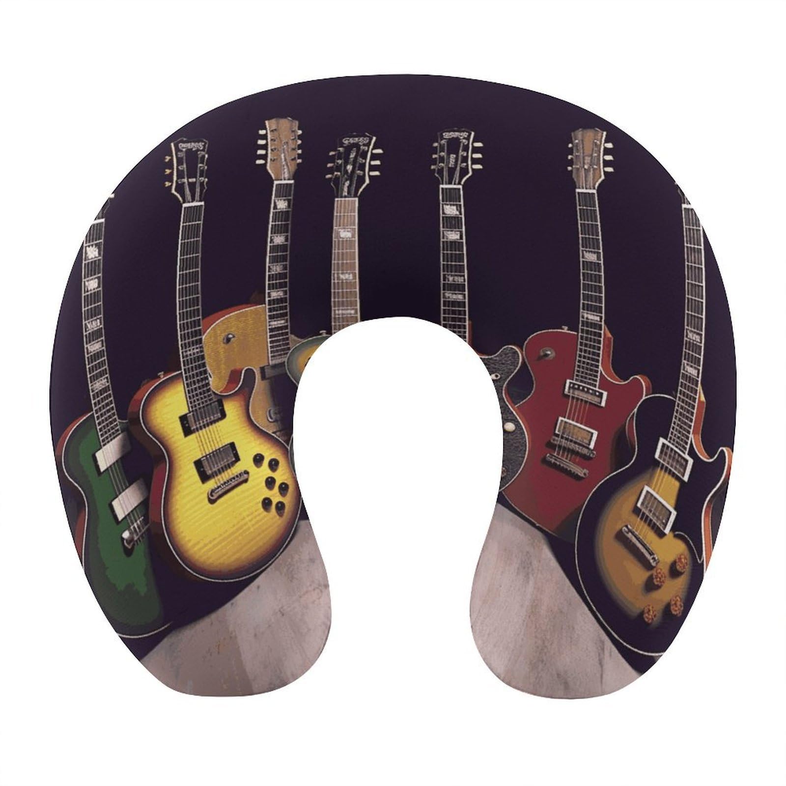 Btcowzrv Style Guitar Collection U Shaped Neck Pillow Travel Pillows