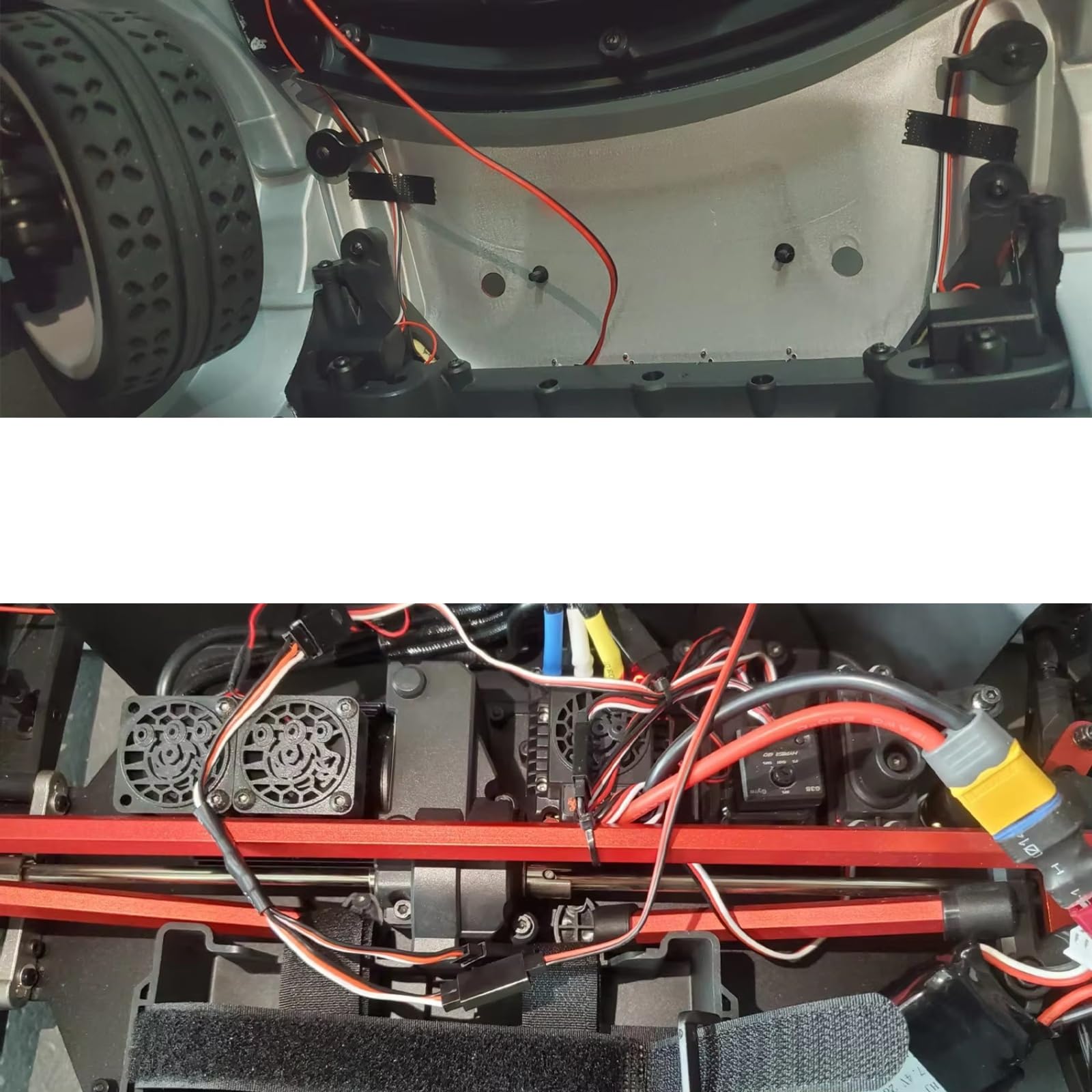 Compatibile Con MJX 7303 Per Hyper Go 1/7 RC Parti Di Aggiornamento Per Auto Materiale Speciale Faretto Anteriore Luce Per Cofano Fuoristrada Alta Per Velocità RC Parti Auto