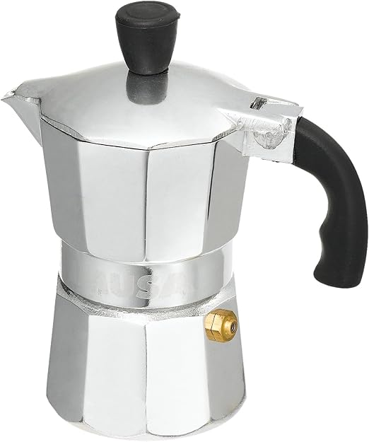 Amazon.com: Imusa Estufa de aluminio Espresso 1 taza Cafetera, Plata :  Hogar y Cocina