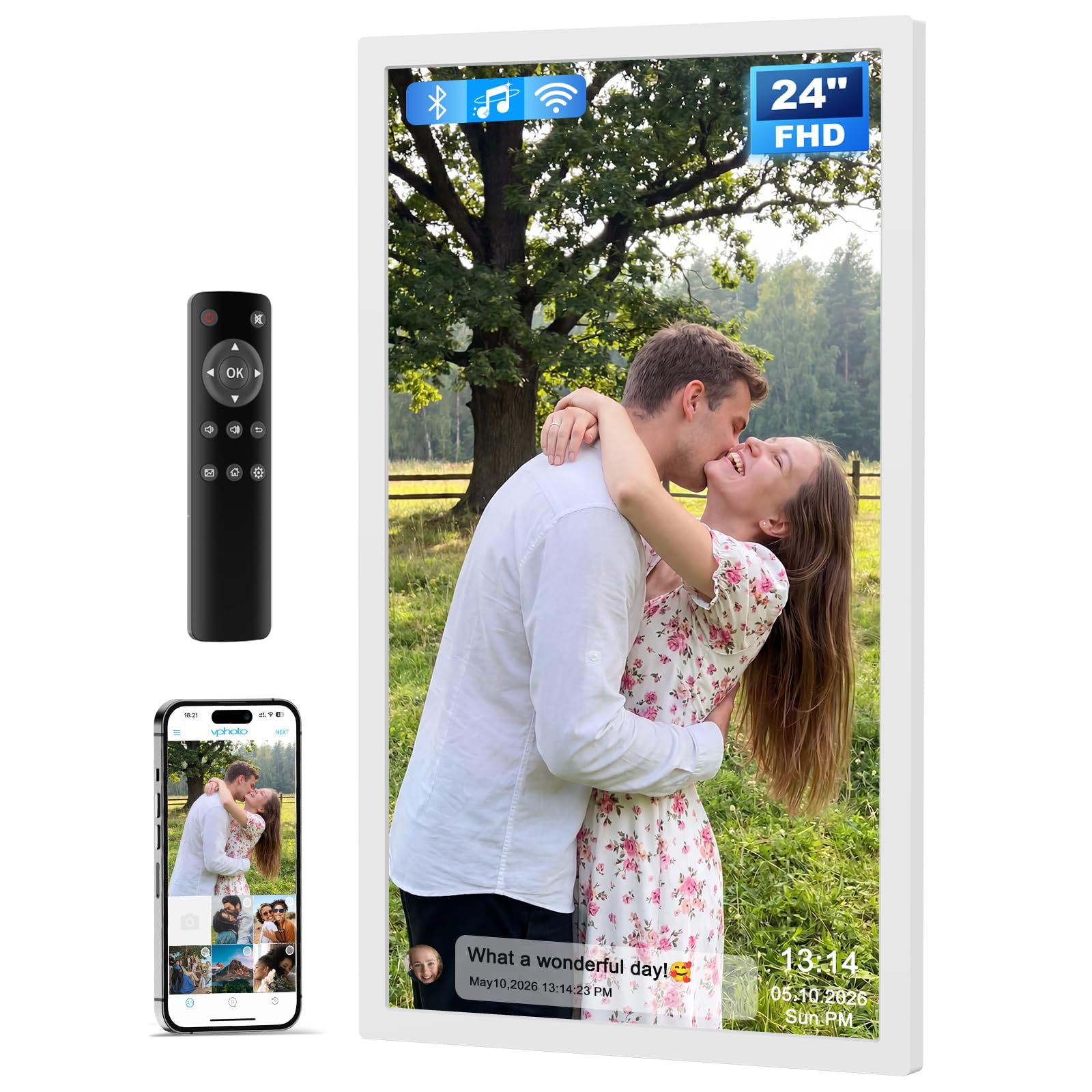 Arktronic 24 Inch WiFi Digital Picture Frame