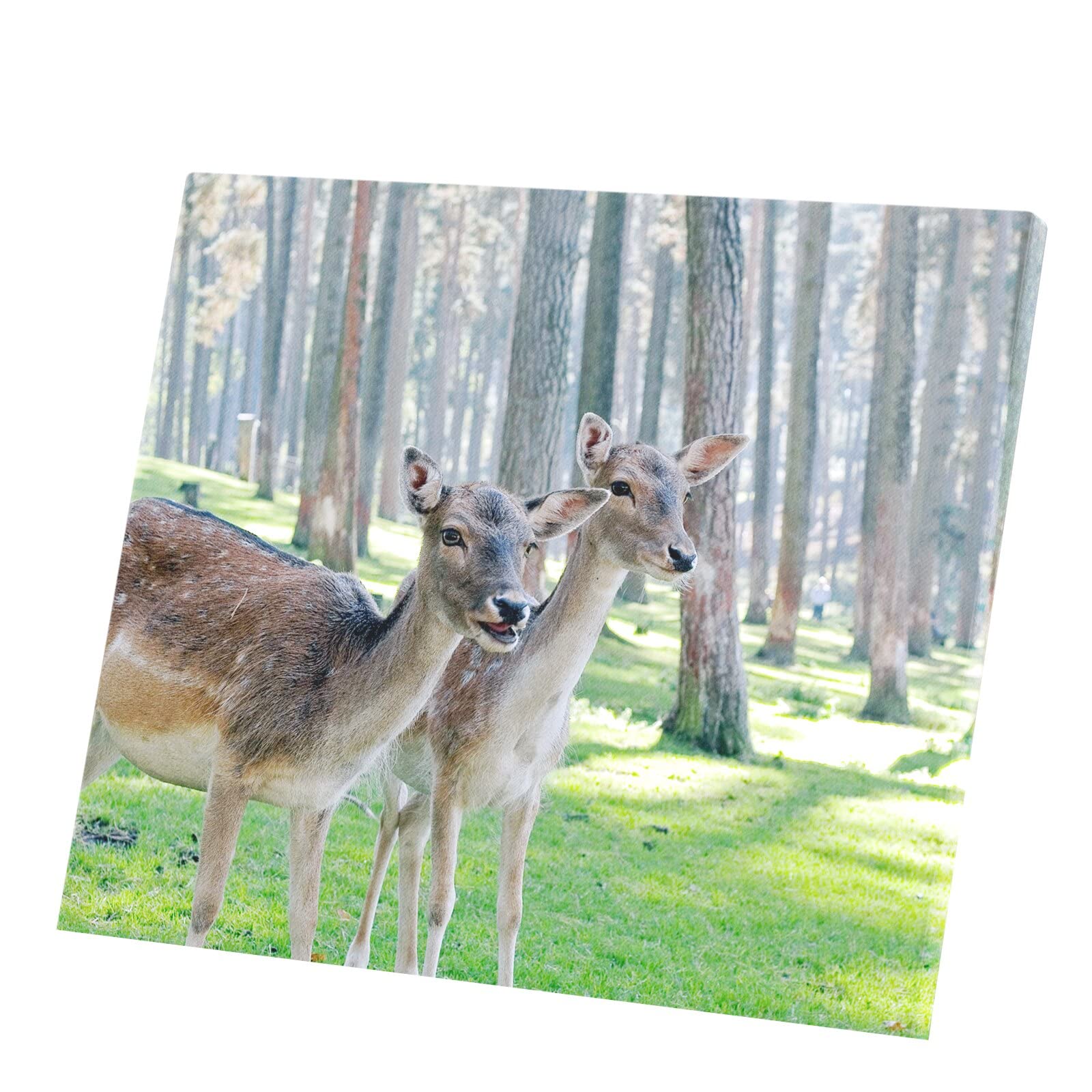 Tableau biche cerf mignon toile imprimée pour habiller un mur vide