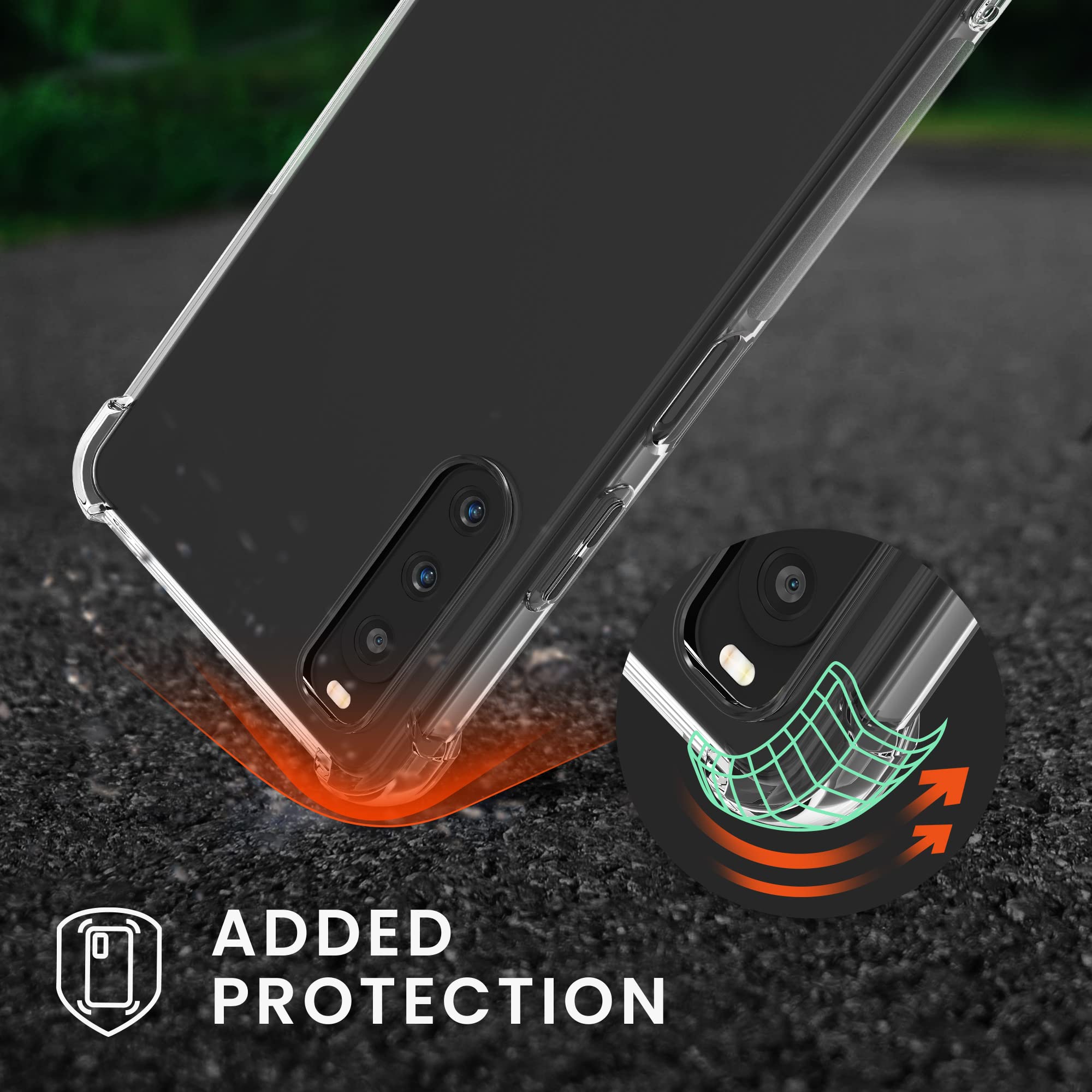 Cover TPU Sottile Con Anello Supporto Custodie Sony Xperia 10 VI | Tutte Le Opzioni Per Il Tuo Smartphone Custodia Astronauta Placcatura Bianca