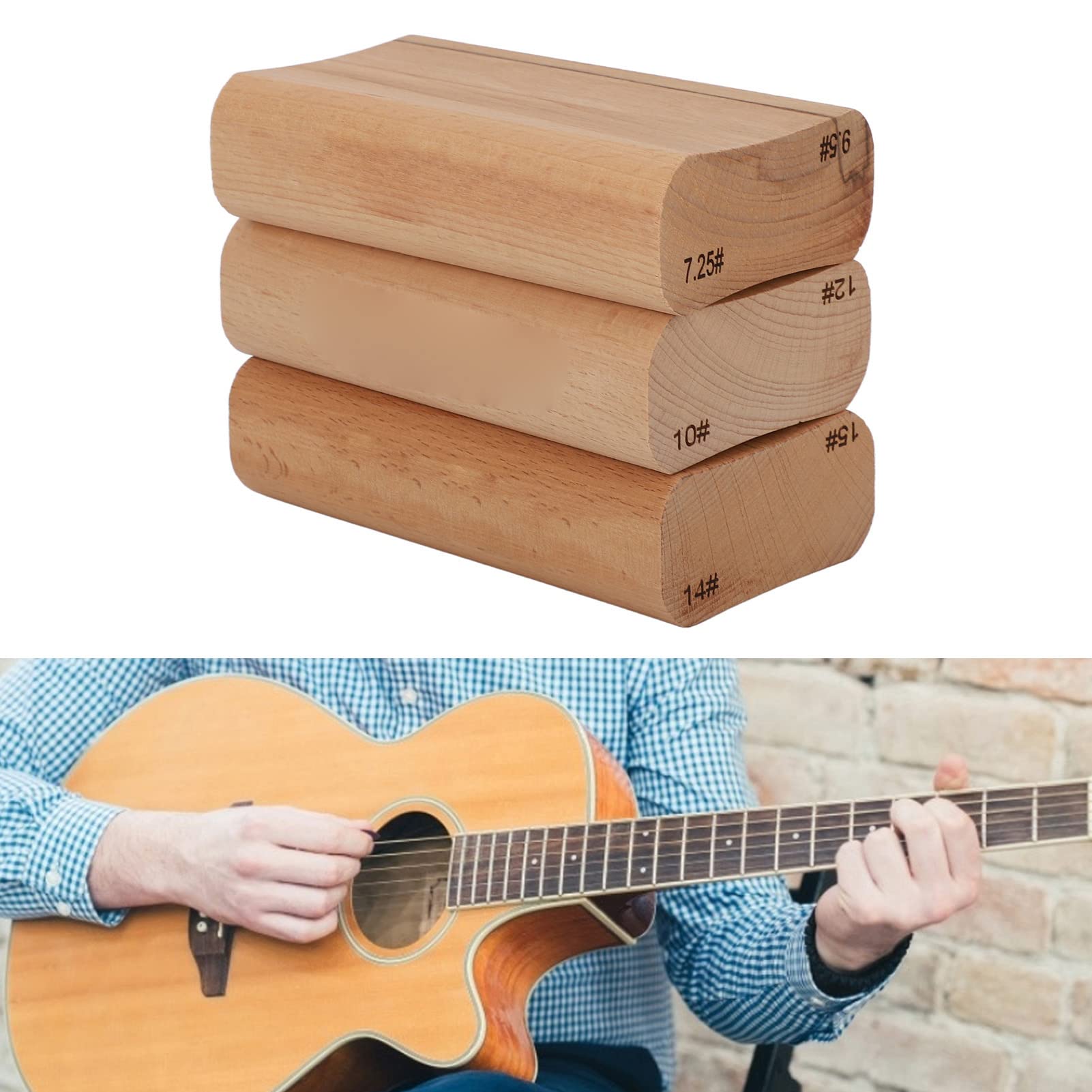 Blocco Per Levigatura Radius Per Chitarra Basso Per Livellamento - Foto 8