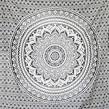 ⚫ BELEBEN SIE IHR ZU HAUSE - Verleihen Sie Ihrem Heim mit diesem faszinierenden Mandala-Wandteppich ein Gefühl von Kreativität und Ruhe - ideal für Ihr Schlafzimmer, Ihr Wohnzimmer und Ihr Home-Office.