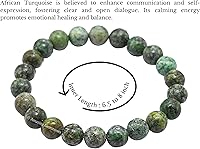 Vista 468 de Amazing Gemstone Pulsera de cristal para mujeres y hombres, pulsera de cristal curativo de protección, pulsera elástica con cuentas de piedras