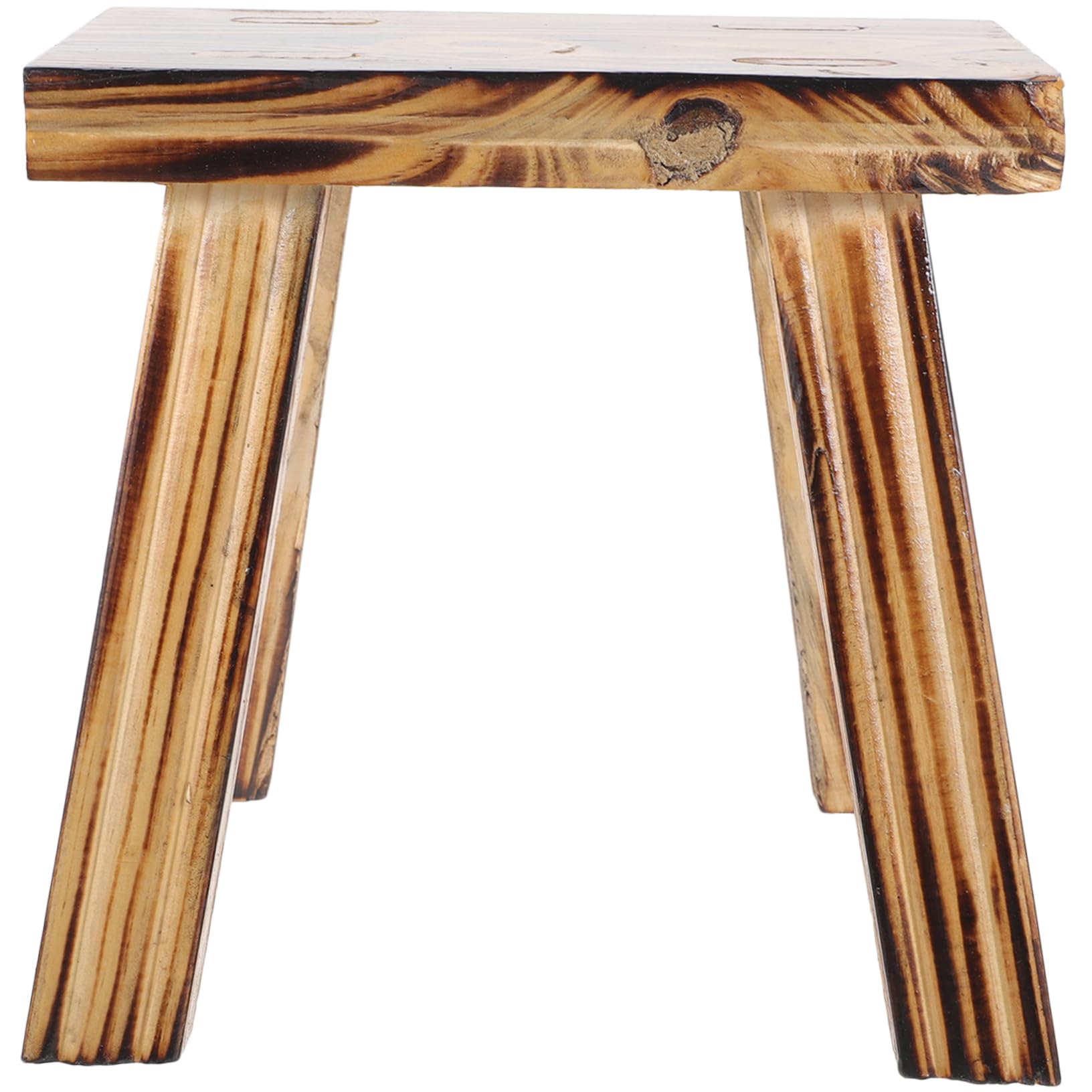 Holzhocker Aus Massivholz rutschfest Kleiner Tritthocker Für Kinder Und Haushalt Stabil Mit Glatter Oberfläche