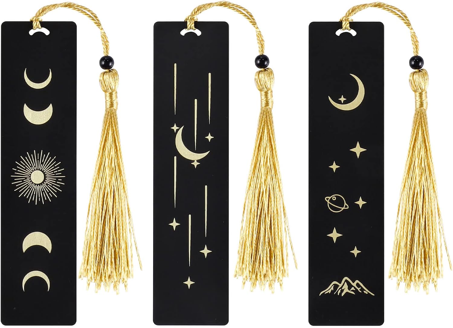 33 Pack Space Moon Bookmarks for Women Metal Bookmark with Boxes for Book Lovers Gifts Book Marks for Teachers Women Teens Graduation Gifts