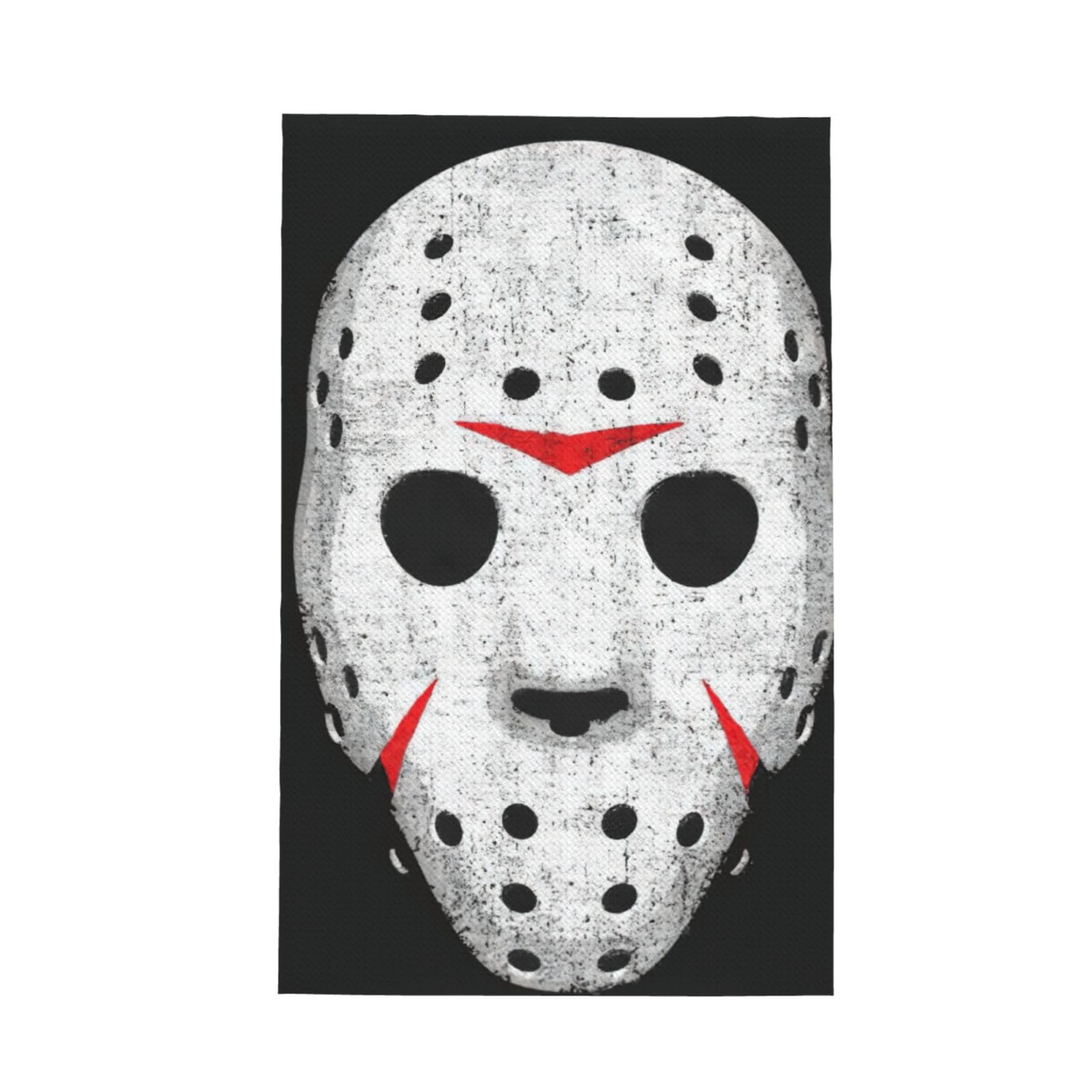 CKGODGF Horror Skull Print Absorbent Waffle Dishcloths,Kitchen Towels With Hanging Loops,Tea Towels.
