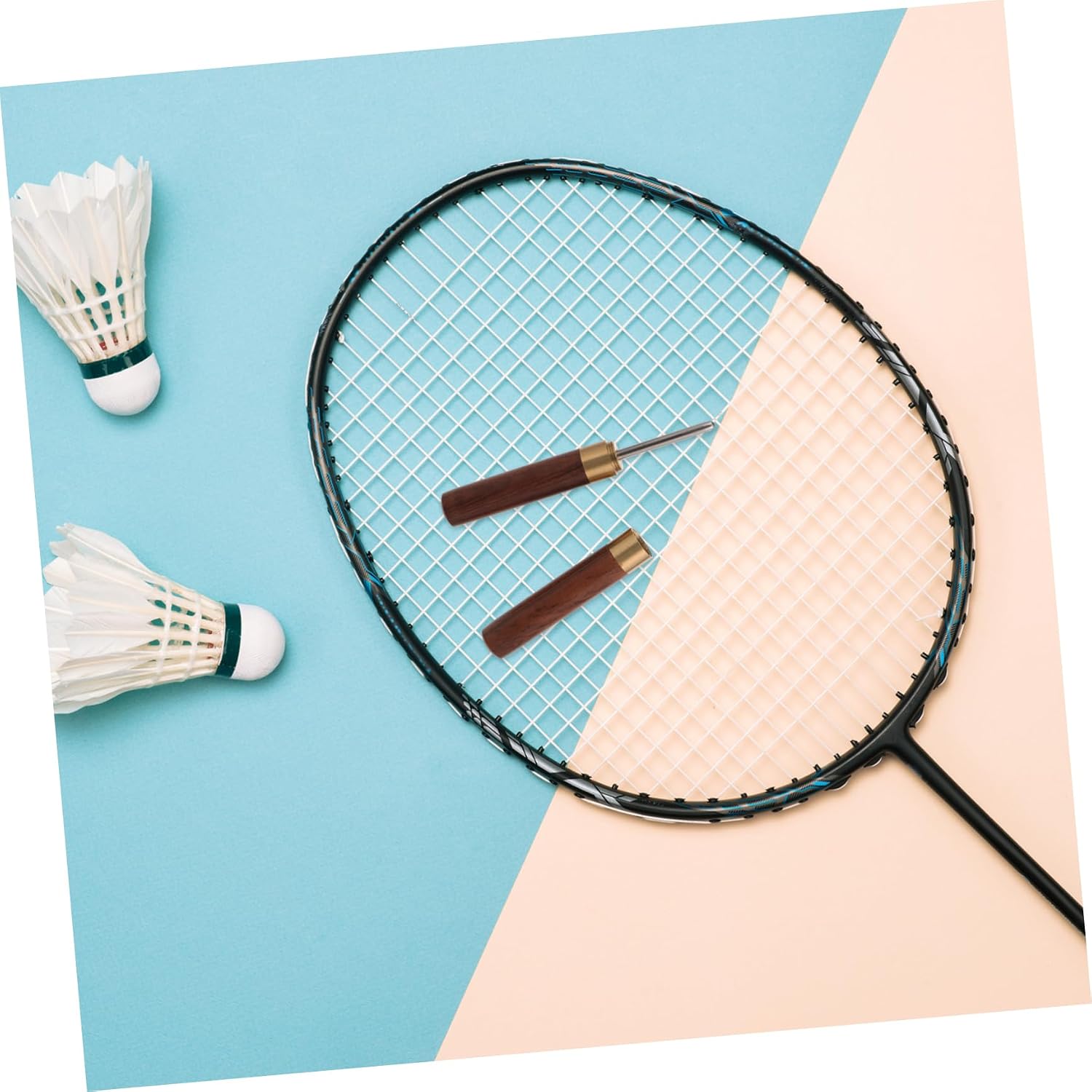 Racket Stringing Machine Line Cone Badminton Threading Awl Tennis Racket Tool Stringing Sports Awl Wire Pulling Tools