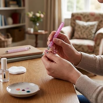 3 PCS Nail Dotting Tool, Flower Nail Art Tool with Three Color Options, Professional Quality Design, Five Petal Flower Dotting Tool for Nails, Quick Manicure Solutions for Daily Decoration