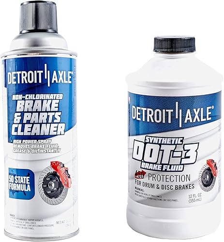 Miniatura 7 de Detroit Axle  Par de 2 rotores de freno traseros con almohadillas de cerámica con limpiador de frenos y hardware para 2006 2007 2008 2009 2010