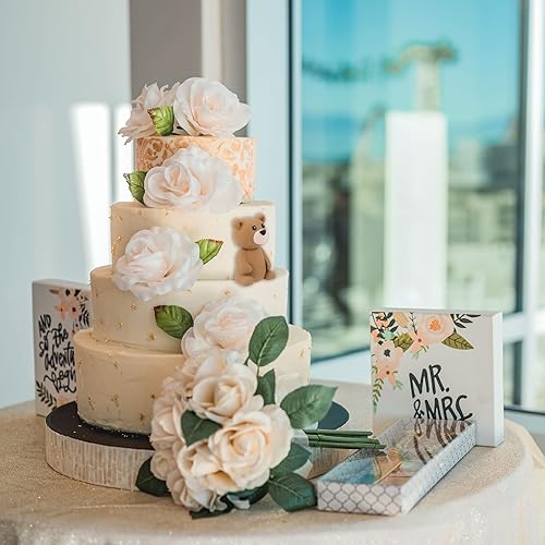 Miniatura 7 de Decoración para tartas de oso de peluche, 2.8 x 1.8 pulgadas/2.8x1.8 in, oso de peluche, decoración de pasteles para baby shower, aniversario,