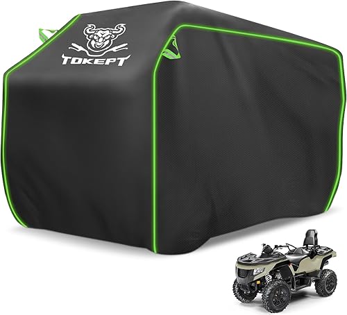 Miniatura 8 de Cubierta para cuatrimoto, impermeable, resistente, para 4 ruedas, con hebilla, a prueba de polvo, anti rayos UV, resistente al viento, para todo