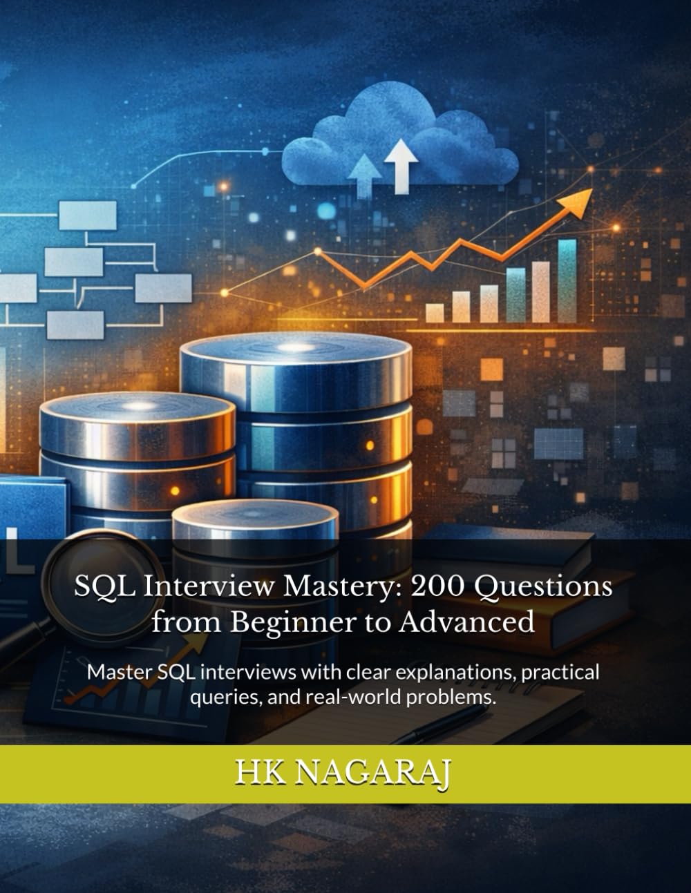 SQL Interview Mastery: 200 Questions from Beginner to Advanced: Master SQL interviews with clear explanations, practical queries, and real-world problems.
