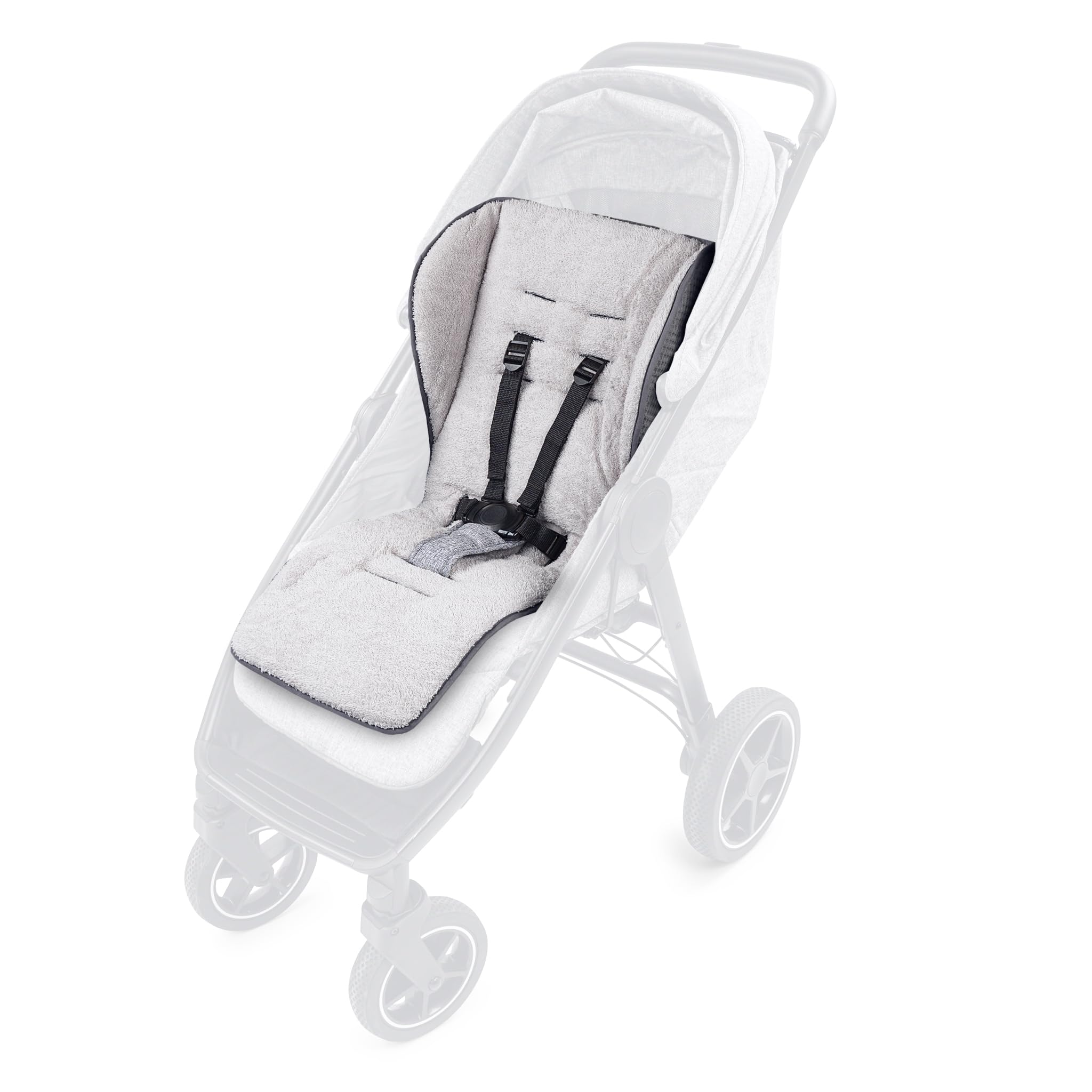 Sitzauflage Franz 2in1 | Atmungsaktiver Sitzverkleinerer | Universal Sitzeinlage für Kinderwagen, Buggy | Schonbezug 100% Baumwolle waschbar | beidseitig verwendbar