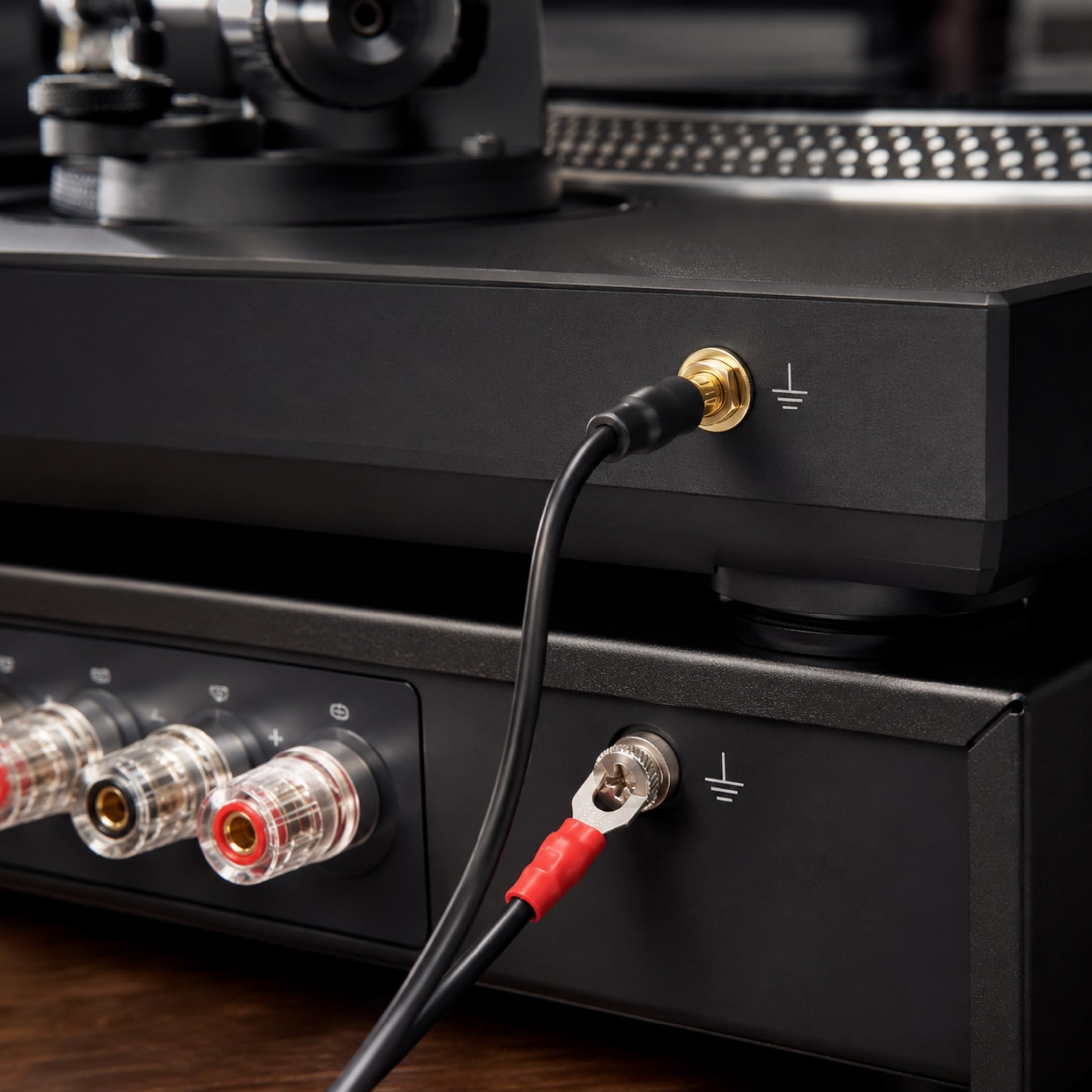 Amazon | Funayama 蓄音機 ターンテーブル アース線 Technics SL-J1 J2