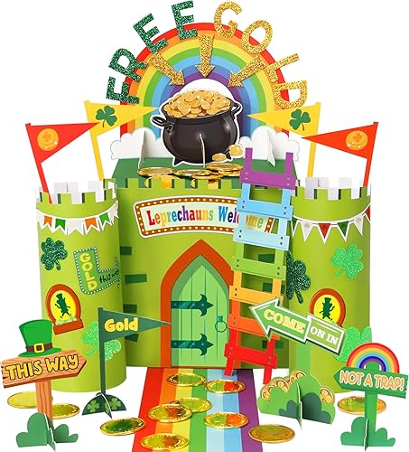RINOLY Leprechaun Trap Kit for Kids,Catch a Leprechaun Trap for