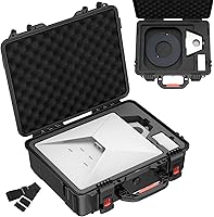 Starlink Mini Case IP67 Waterproof Hard Shell - Precision Foam for Dish & Accessories, Portable Strap for Camping Travel