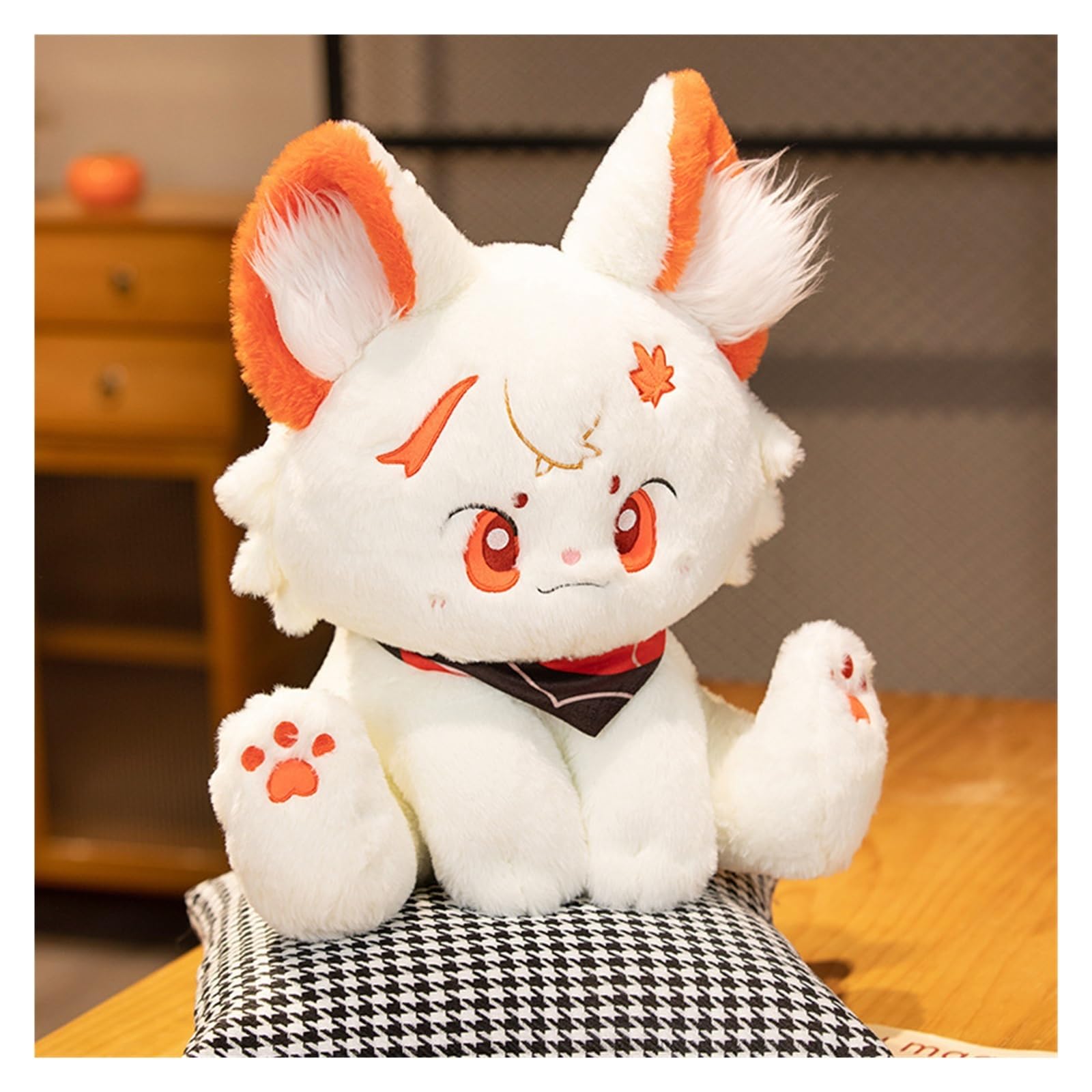 TOPLITHE Genshin Cat plush, Anime Stuffed Animals Impact Plushies Soft Cute Toy for Kids Christmas Gamer Gift(A,32cm) โ image 1
